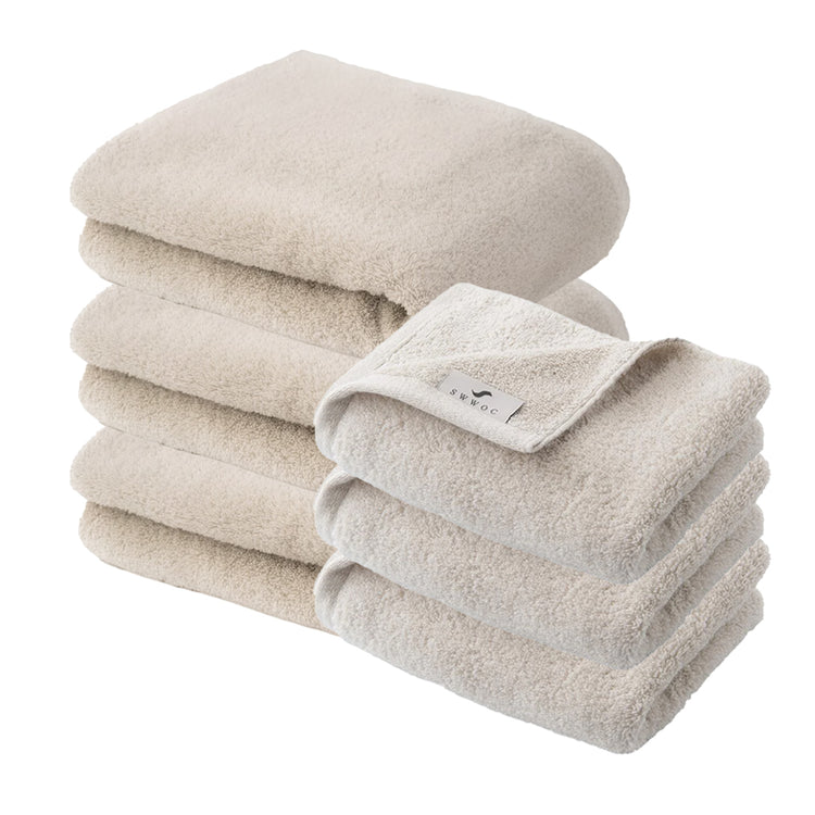 【送料無料】バスタオル3枚+フェイスタオル3枚限定セット